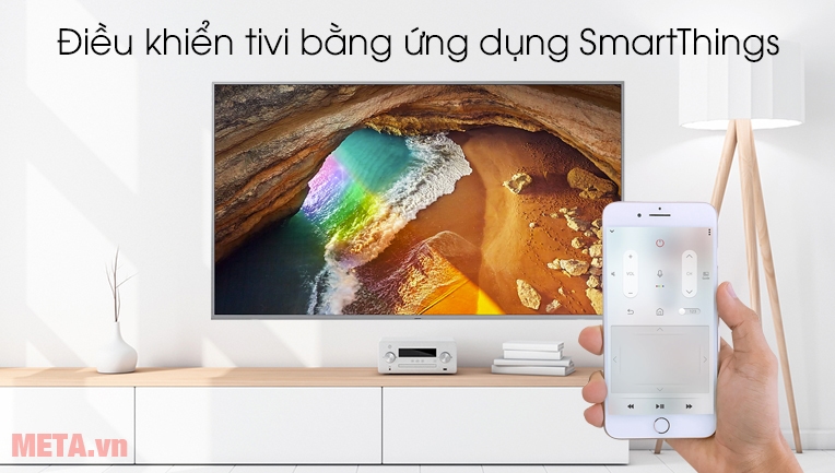 Điều khiển bằng ứng dụng Smarthing 