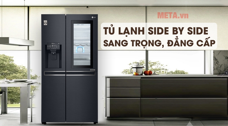 Tủ lạnh LG GR X247MC có thiết kế sang trọng