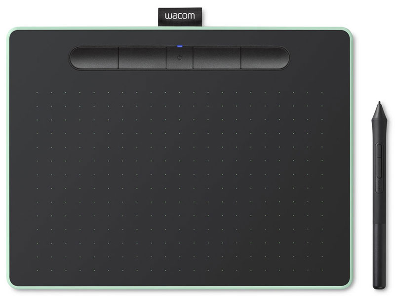 Bảng vẽ Wacom Intuos, Medium Bluetooth - Pistachio (CTL-6100WL/E0-CX)