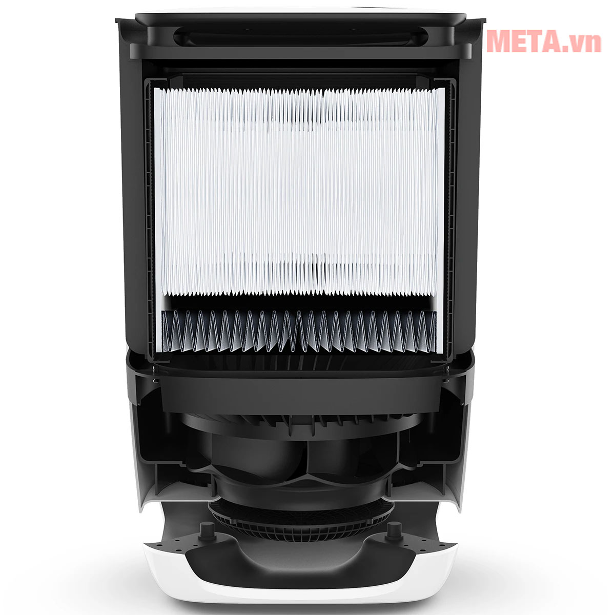 Trang bị 3 bộ lọc giúp loại bỏ mọi vi khuẩn,bụi, nấm mốc