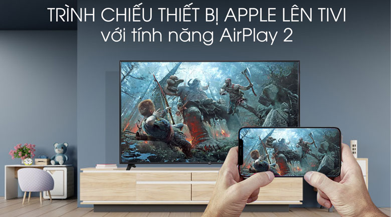 Tivi hỗ trợ tính năng Airplay 2