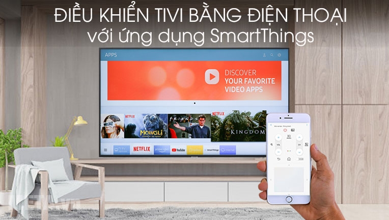 Điều khển tivi bằng điện thoại 