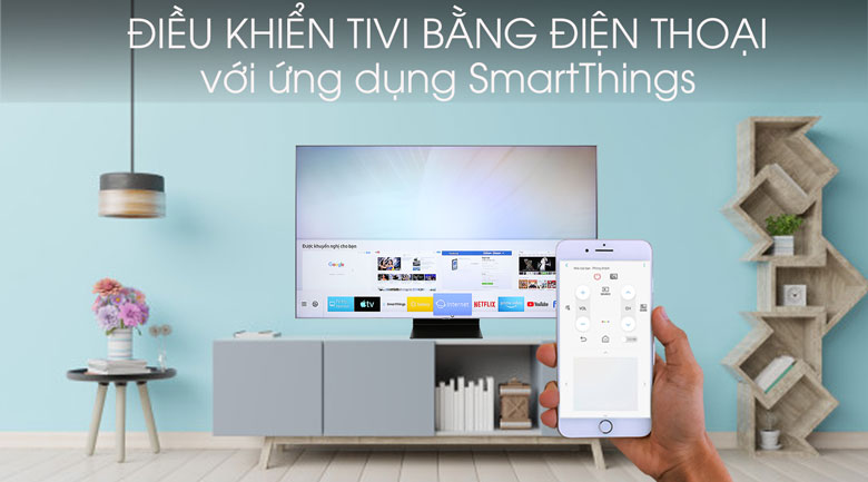 Điều khiển tivi bằng điện thoại
