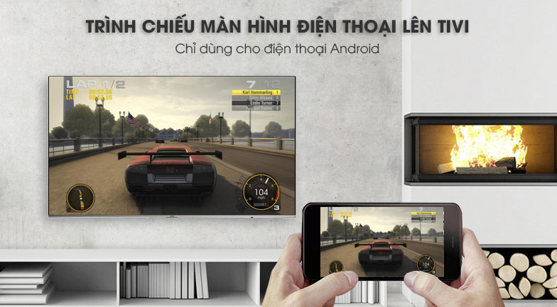 Trình chiếu chương trình từ điện thoại lên tivi