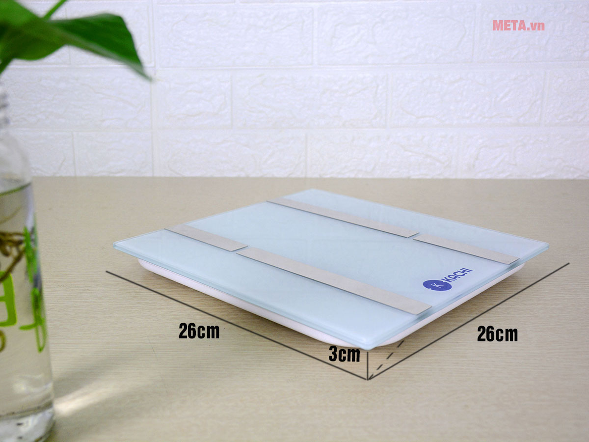 Kích thước cân điện tử Kachi MK134