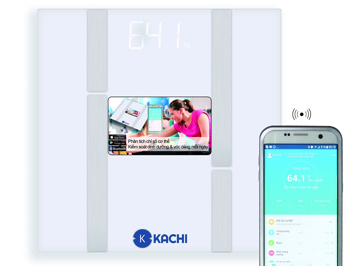 Cân điện tử thông minh Kachi MK134