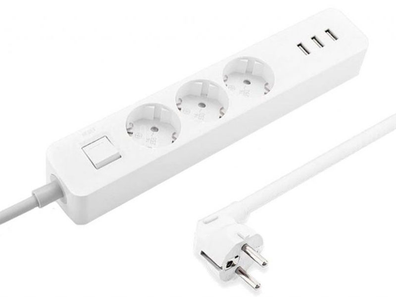 Ổ cắm điện thông minh Xiaomi Mi Power Strip (3 ổ cắm, 3 USB) NRB4030GL