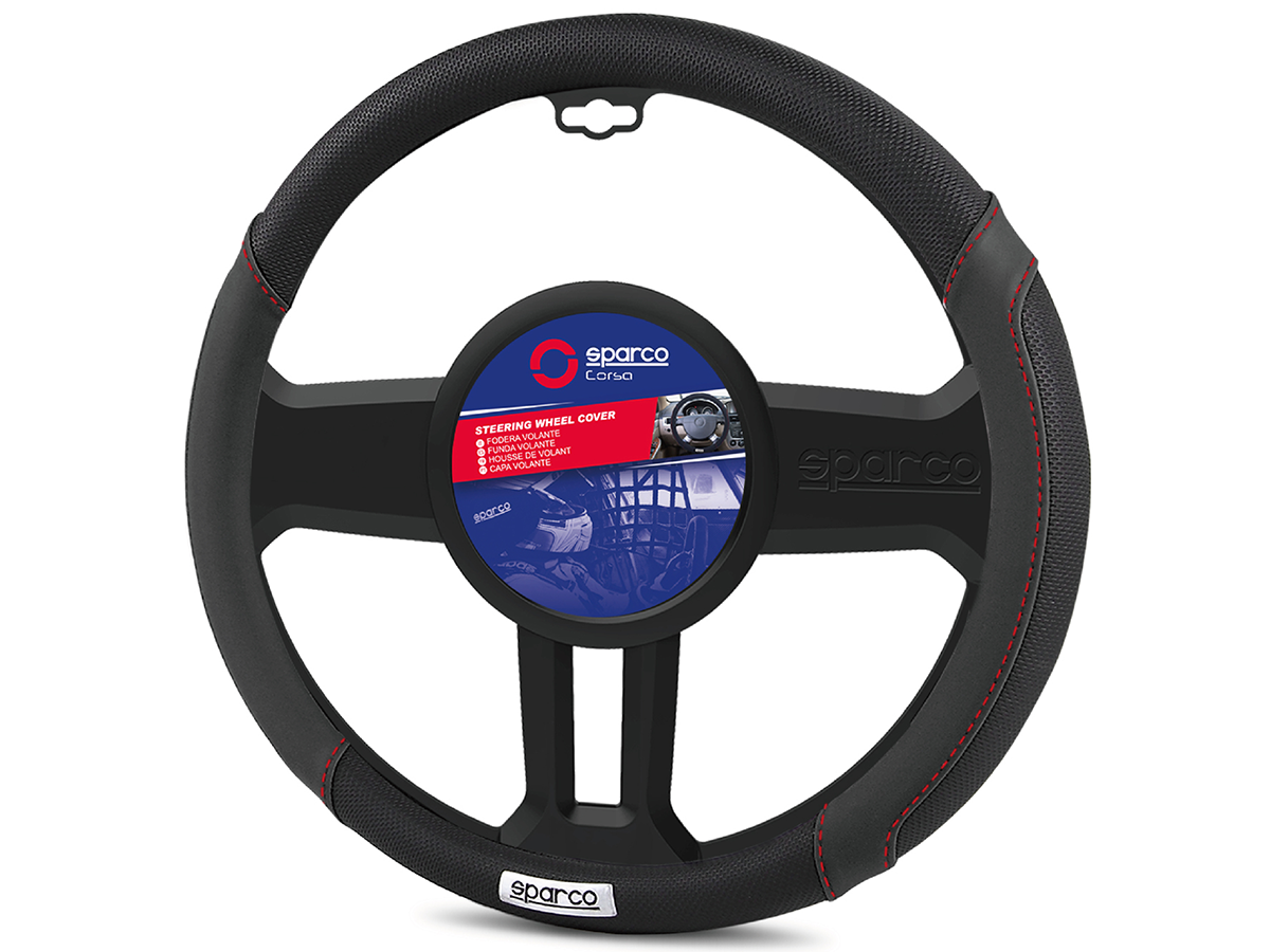 Bọc vô lăng chính hãng Sparco 1113BK