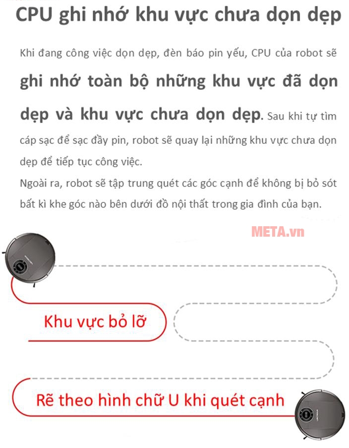 Robot hút bụi và lau nhà