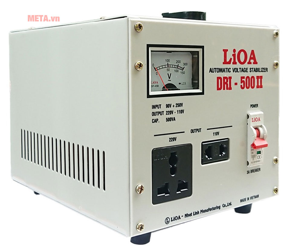 Ổn áp 1 pha Lioa 500VA DRI 500