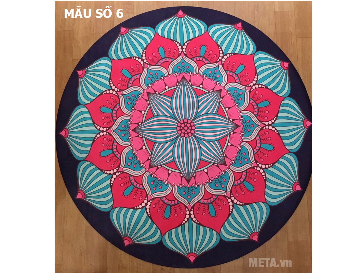 Thảm Yoga tròn mẫu 6
