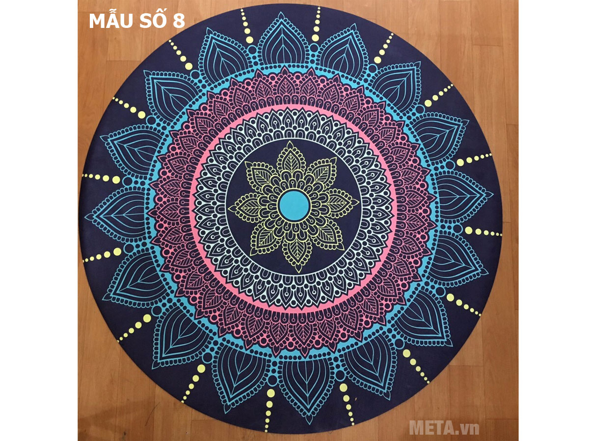 Thảm Yoga tròn mẫu 8