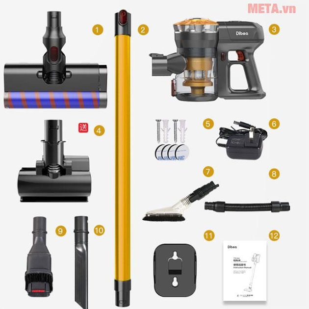 Máy hút bụi không dây Dibea TT8 Pro