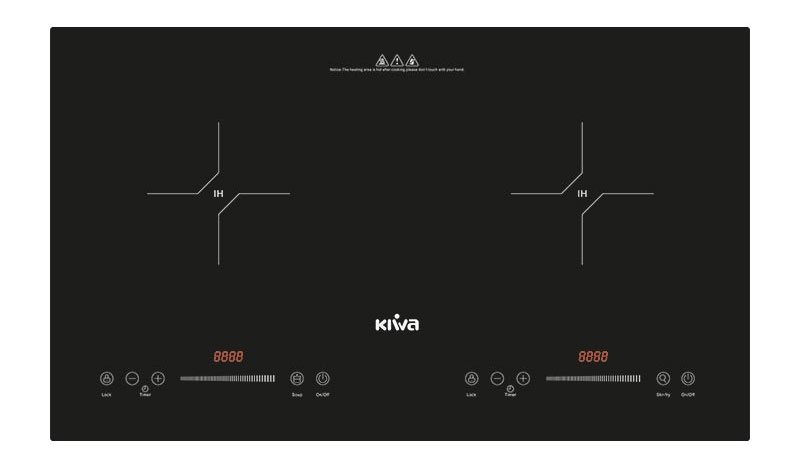 Bếp từ đôi Kiwa KI-251GB