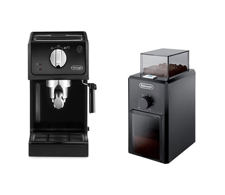 Combo máy pha cà phê Delonghi ECP31.21 và máy xay cà phê Delonghi KG79