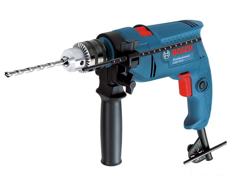 Máy khoan động lực Bosch GSB 550 - 06011A15K7 (Bộ Set 100 món)