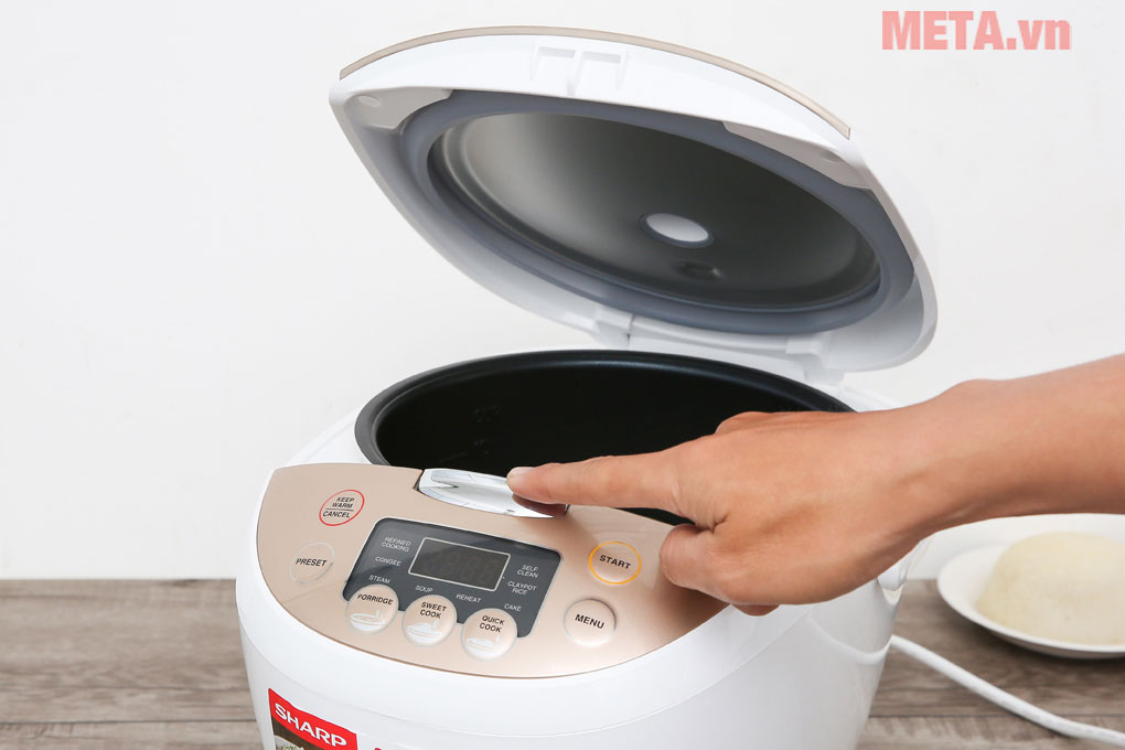 Nút nhấn mở vung nồi cơm điện Sharp KS-COM181CV-GL