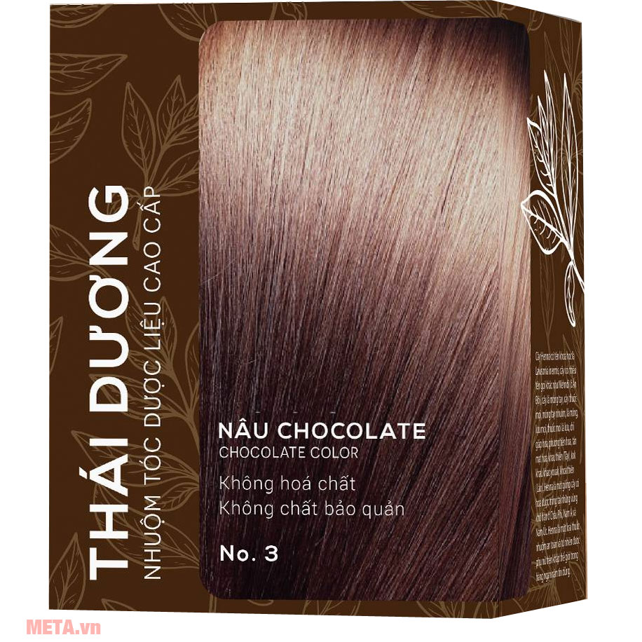 Nhuộm tóc dược liệu Thái Dương nâu Chocolate