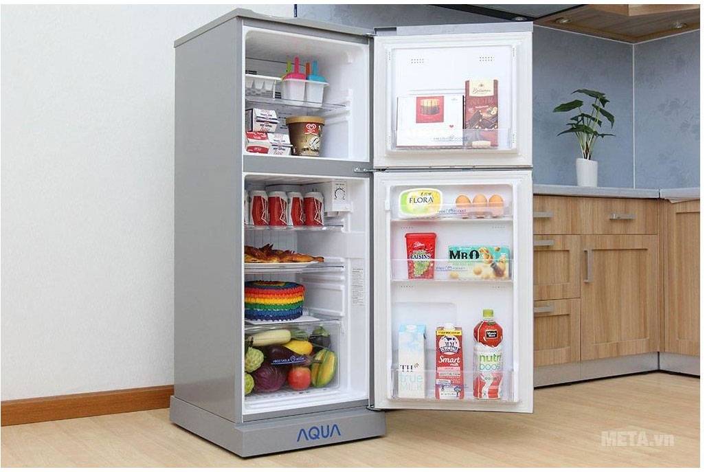 Tủ lạnh Aqua AQR-145BN SS 130 lít