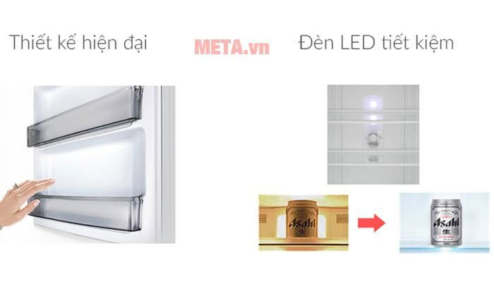 Tủ lạnh Panasonic inverter 234 lít NR-BL267VSV1