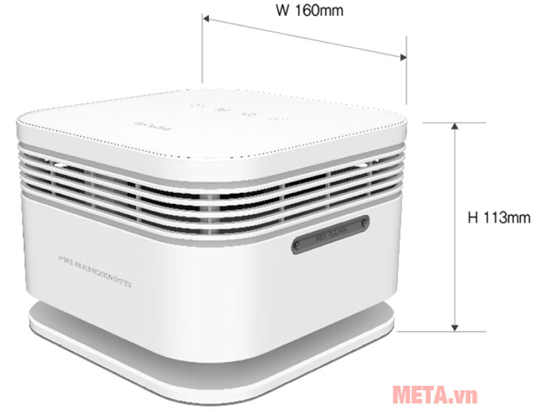 Kích thước của máy lọc không khí