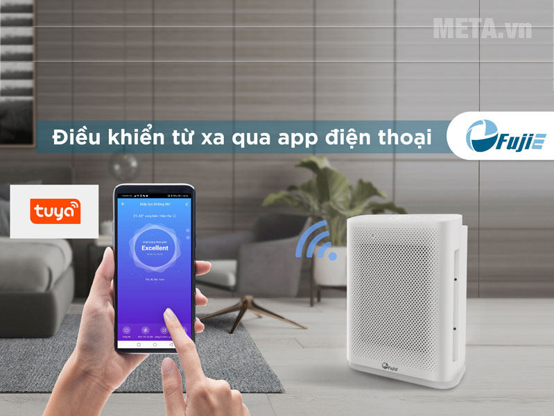 Máy lọc không khí có khả năng kết nối wifi