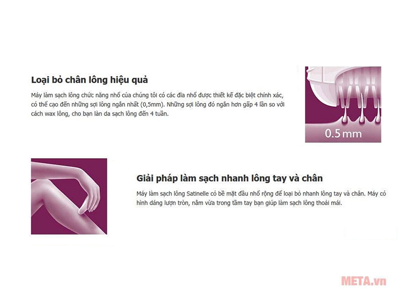 Máy làm sạch lông Philips HP6549