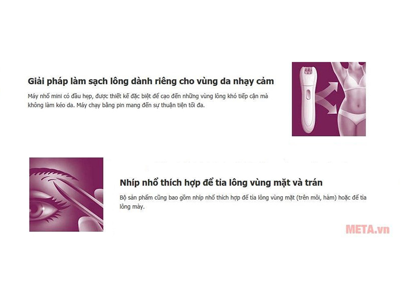 Máy làm sạch lông Philips HP6549