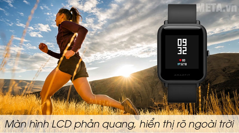 Màn hình LCD phản quang, hiển thị rõ ràng