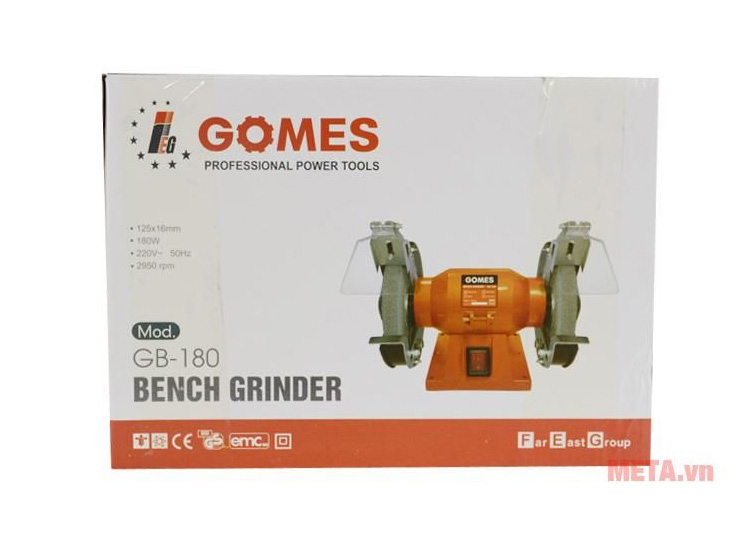 Máy mài hai đá Gomes GB180