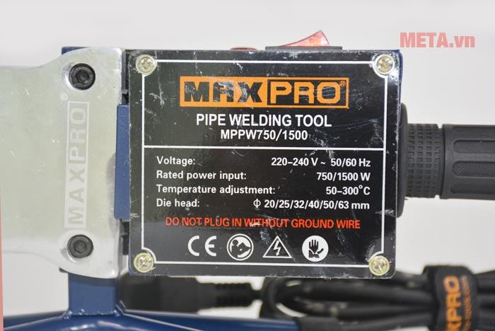 Máy hàn nhiệt ống nước Maxpro MPPW750/1500