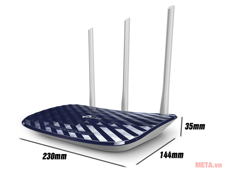 Kích thước bộ phát wifi TP-Link