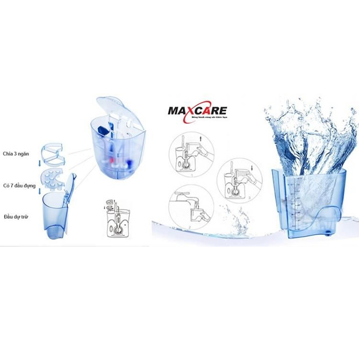 Máy tăm nước sóng siêu âm Maxcare Max 456 Plus