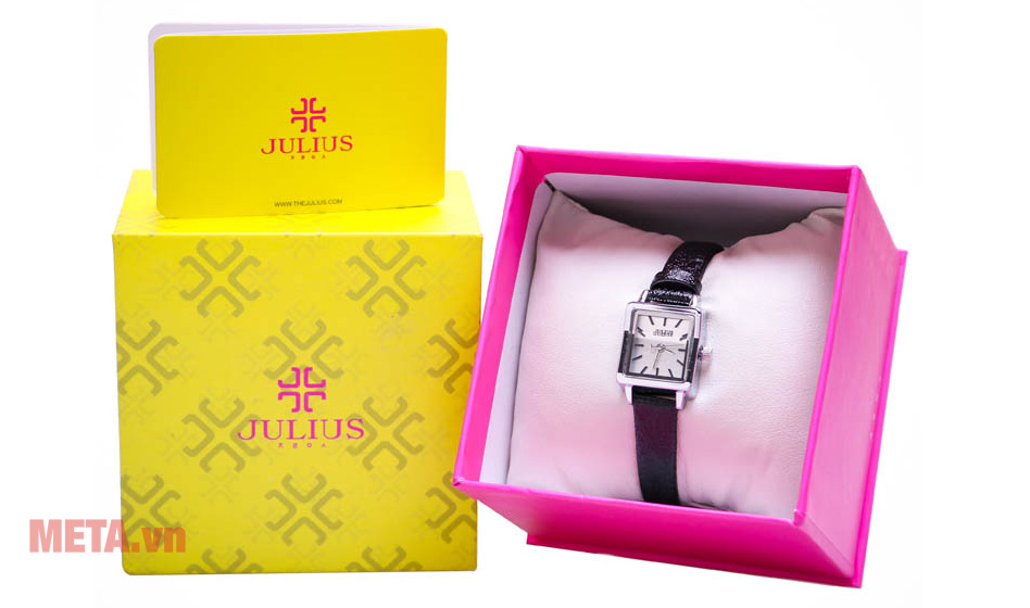 Đồng hồ dây da Julius