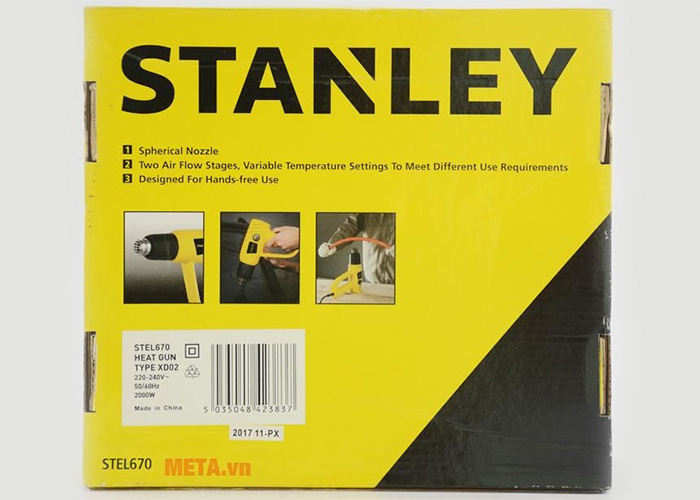 Máy thổi hơi nóng Stanley Stel 670 2000W