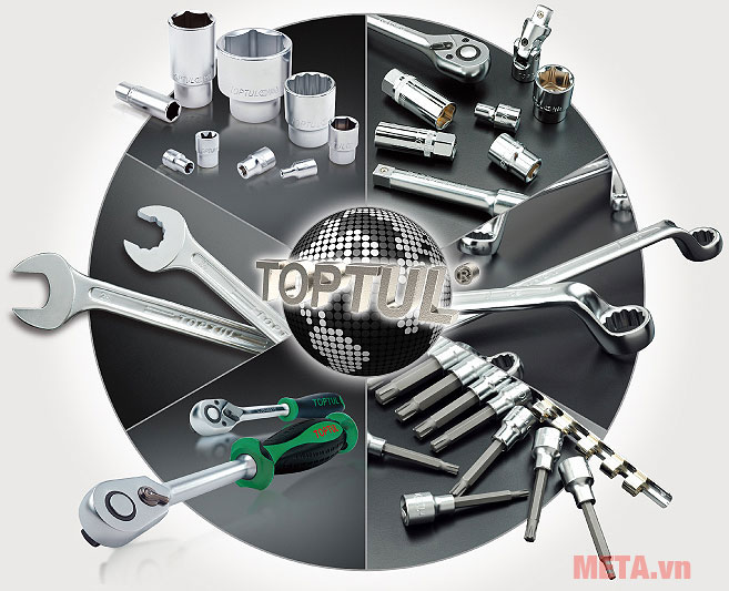 Các chi tiết sử dụng chất liệu thép mạ chrome cao cấp, không gỉ sét