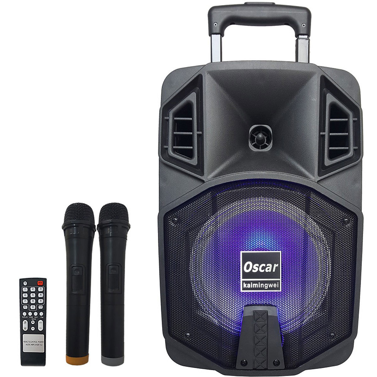 Loa kéo Oscar SR08P Bass 20 - 2 Mic