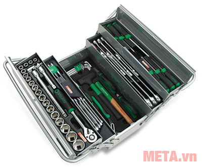 Hình ảnh bộ dụng cụ xách tay 63 chi tiết Toptul GCAZ0049