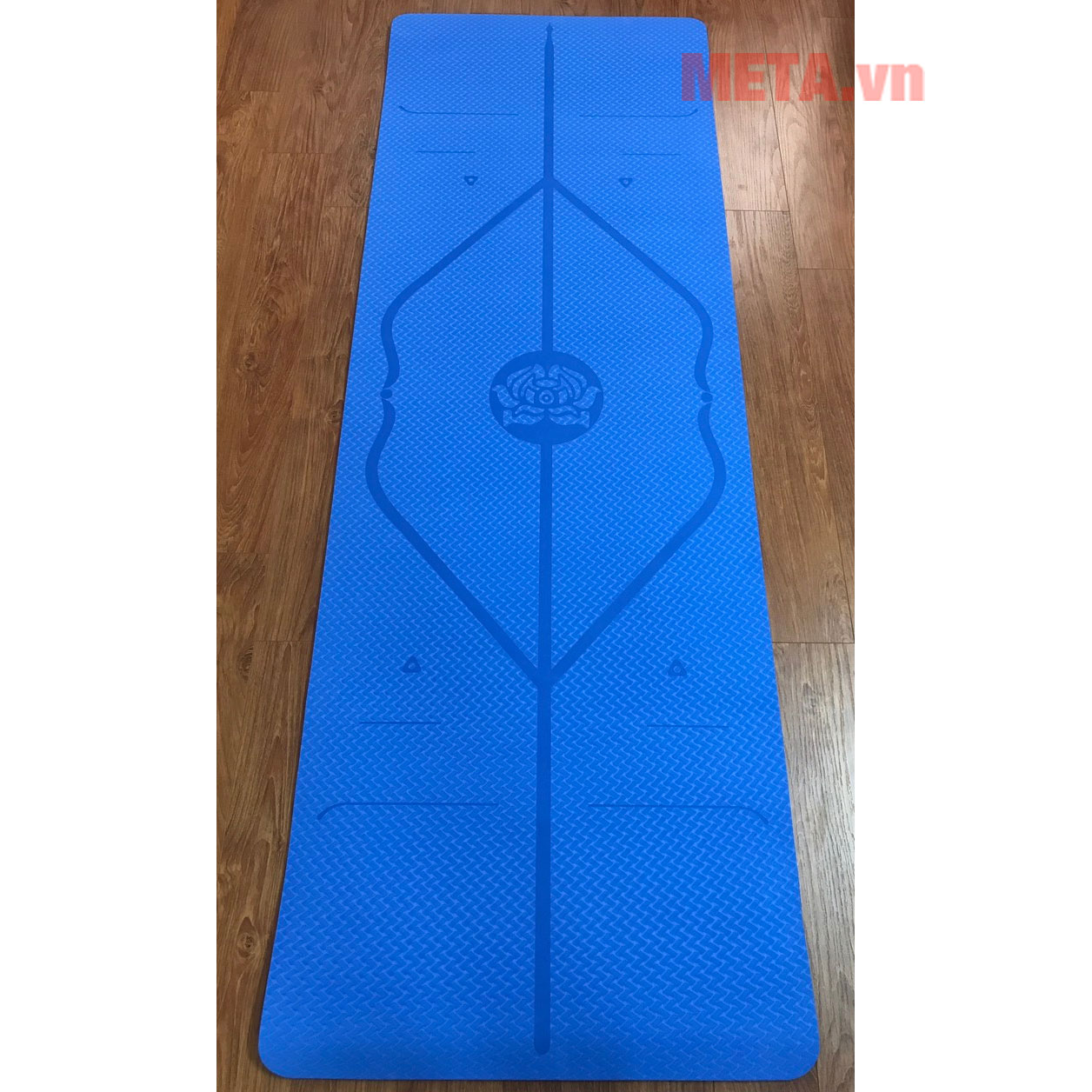 Thảm yoga xanh dương nhạt 8mm