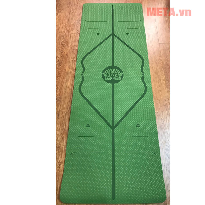 Thảm yoga 8 ly màu xanh lá