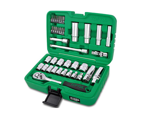 Bộ đồ nghề xách tay 3/8" 39 chi tiết Toptul GCAI3901