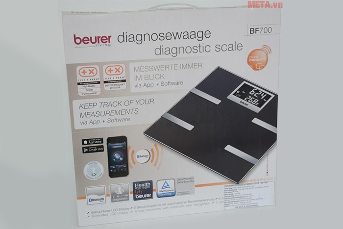 Cân điện tử phân tích cơ thể kết nối không dây BF700