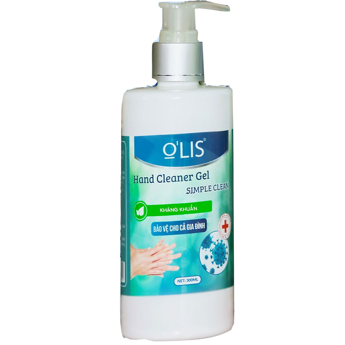 Gel rửa tay khô kháng khuẩn O'LIS 300ml