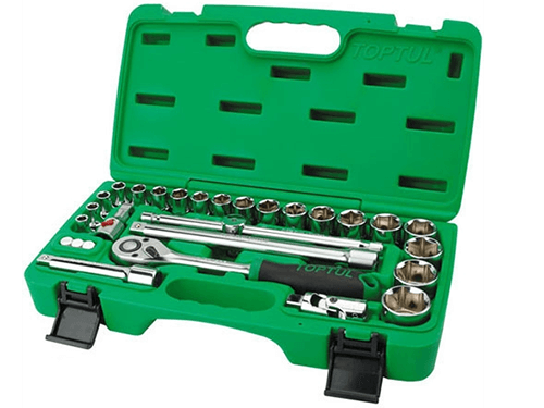 Bộ dụng cụ 1/2" 28 chi tiết Toptul GCAI2801