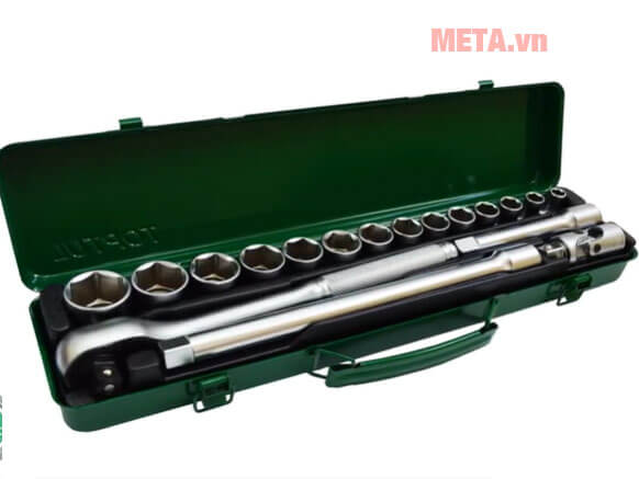 Bộ đồ nghề xách tay 18 pcs Toptul GCAD1821