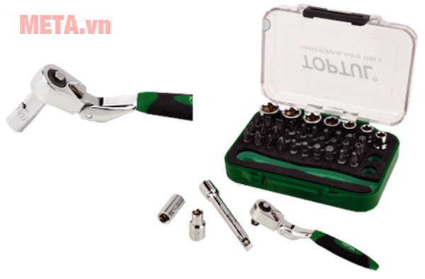 Bộ tuýp và cần tự động Toptul 