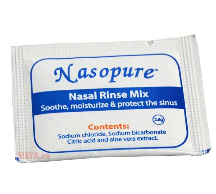 Hỗn hợp dung dịch rửa mũi cho bé Nasopure