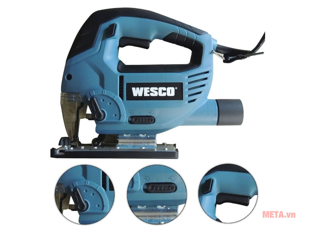 Cấu tạo máy cưa lọng Wesco WS3772