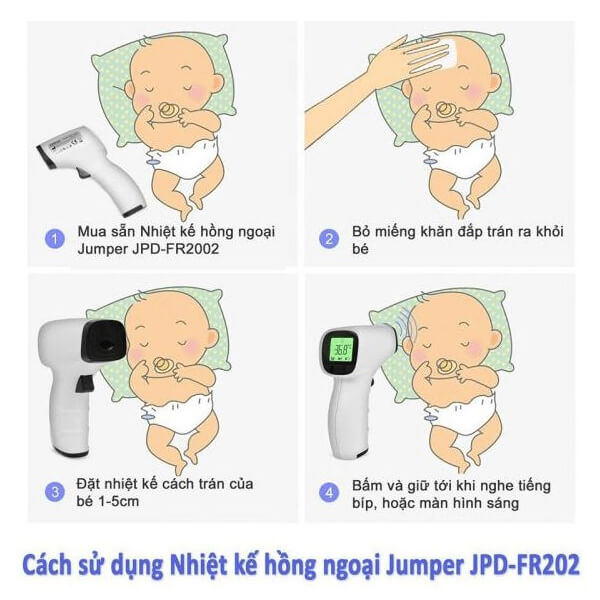 Nhiệt kế hồng ngoại đa năng Jumper FR202