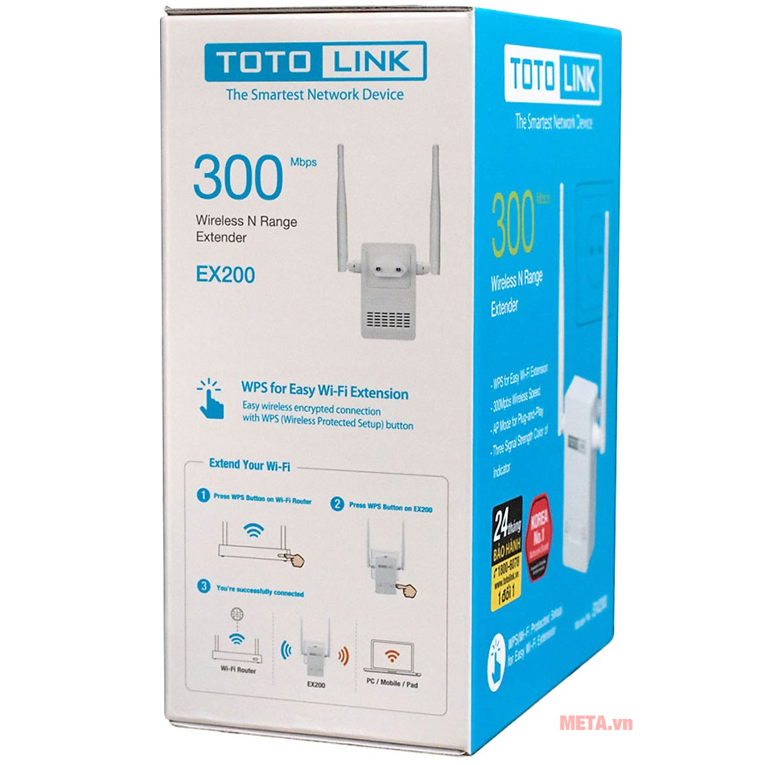 Bộ kích sóng wifi Totolink có tính năng bảo mật cao